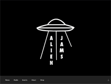 Tablet Screenshot of alienjams.com